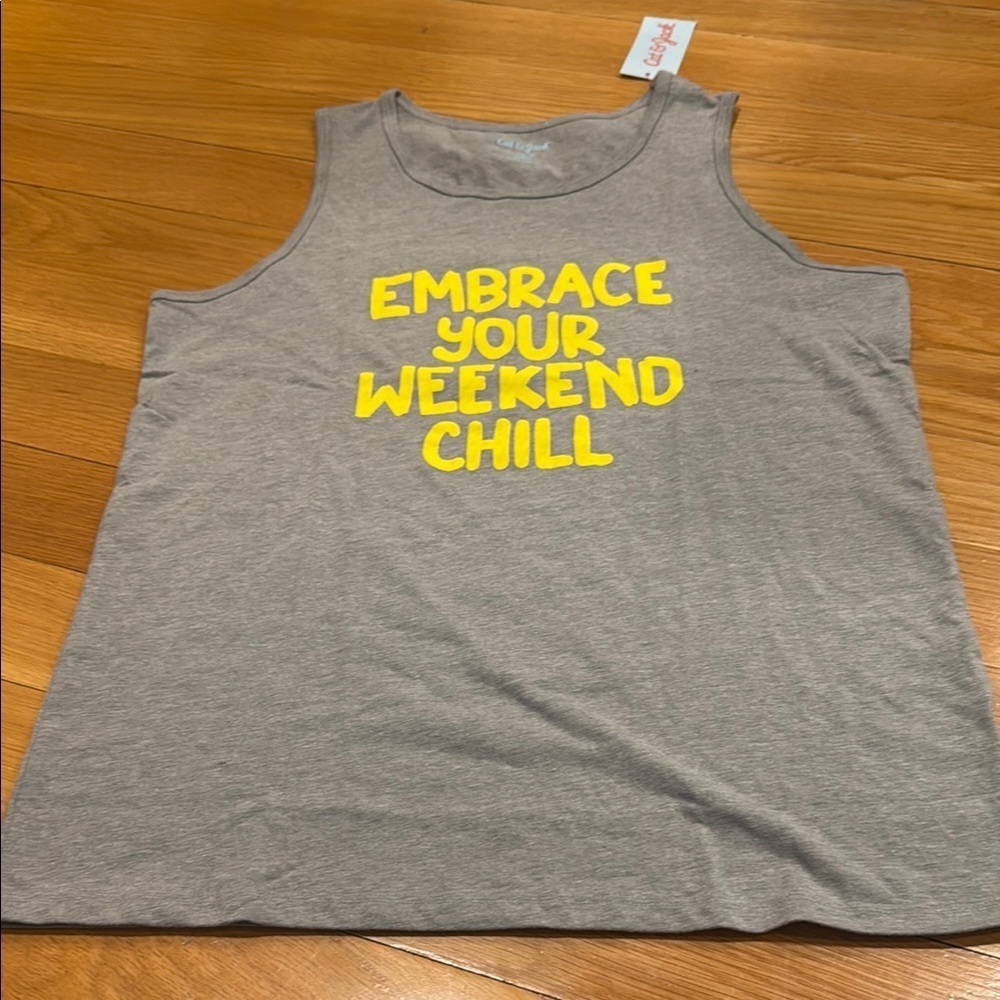 NWT Cat & Jack boys tank top size large (12/14) . Husky